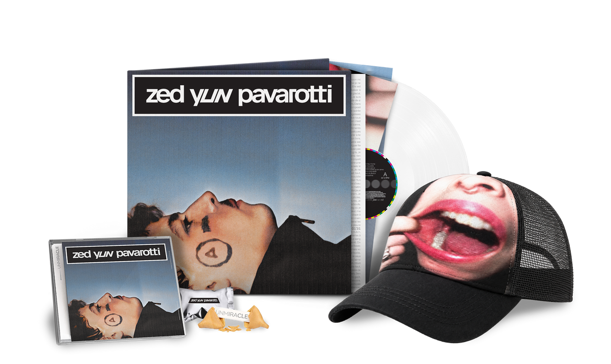 Vinyle gatefold transaprent dédicacé + CD + Casquette UNMIRACLE